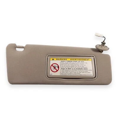 2002-2006 Lexus ES300 ES330 Passenger Right Side Sun Visor Tan Cloth Lighted - Image 1 of 4