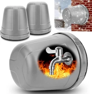 2 Pack Outdoor Faucet, Spigot Covers -Plastic Faucet Cover for Freeze Protection - Picture 1 of 12