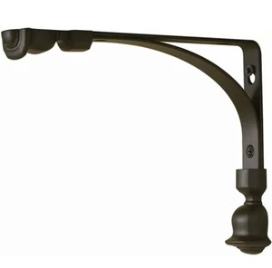 Rubbermaid 1877655 Decorative Shelf Bracket 6 by 8-Inch Tulip Bronze (2-Pack) - Picture 1 of 3