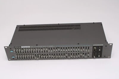 Samson E62 1/3 Octave Dual 31 Band Graphic Equalizer With Rack Ears - Fair - Image 1 of 4