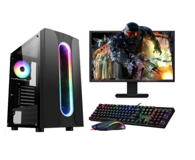 FCS Fast Gaming Computer 22" Bundle Intel Quad i5 16GB 1TB HDD WIN 10 2GB GT730 - Image 1 of 4