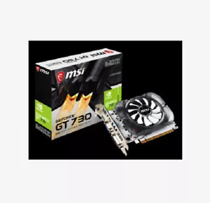 MSI GeForce GT 730 DDR3 NVIDIA GPU 2GB PCI Express 2.0 HDMI DVI VGA 1080p - Picture 1 of 4