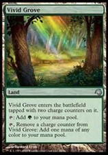 *FOIL* Vivid Grove 1x MtG Premium Deck Series Slivers ENGLISH SP/NM
