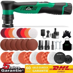 BATOCA S5 Exzenter Akku Mini Poliermaschine Auto Polierer mit 2x Batterie Sets D - Bild 1 von 14