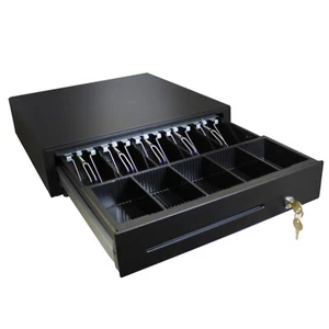 Adesso MRP-16CD 16" POS 5 Bill 8 Coin Cash Tray Drawer w RJ12 Key Adj Dividers - Picture 1 of 5