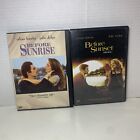 Before Sunrise / Before Sunset  2 DVD Set Lot Ethan Hawke Julie Delpy - Tested
