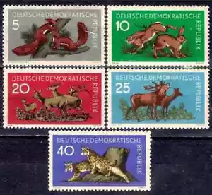 DDR / GERMANY 1959 / FAUNA / WALDTIERE / FORREST ANIMALS / MNH SET / VERY FINE - Bild 1 von 1