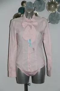 Pretty Striped Body Shirt Woman GUESS by MARCIANO Size 38 FR New - Picture 1 of 6