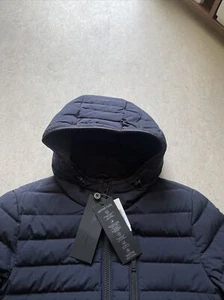 Original MOOSE KNUCKLES Daunenjacke mit Kapuze Dunkelblau Gr.S-M KP 599,00 EUR - Bild 1 von 12