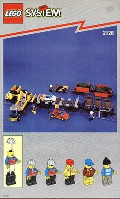 2126 Lego Cargo Train 4 vagones añadir en set 358 piezas y 5 mini figuras NUEVO EN CAJA B20 Foto 1 de 2