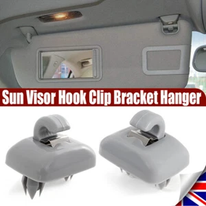 2x Soporte gancho clip para parasol automático para Audi A3 A4 A5 Q3 Q5 S4 S5 TT gris - Imagen 1 de 8