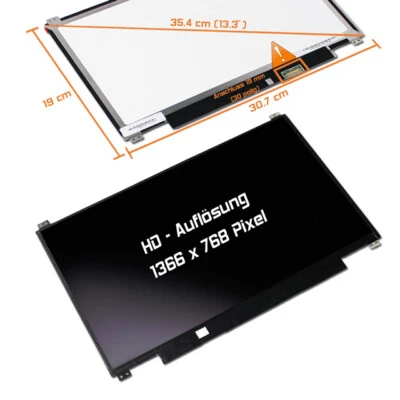 13,3" LED Display matt passend für Asus Transformer Book Flip TP301U WXGA HD - Bild 1 von 2