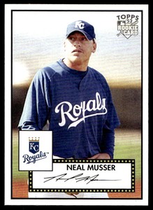 2007 Topps Rookie 1952 Edition 132 Neal Musser Kansas City Royals Baseball Card