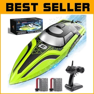 Remote Control Racing Boat - 20+ MPH, LED Light, Perfect for Kids & Adults - Picture 1 of 11