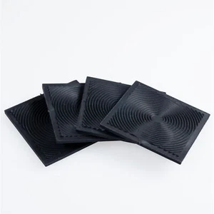 Anti-Rutsch Vibrationsdämpfer Pads Waschmaschine schwarz 4x Schwingungsdämpfer - Bild 1 von 6