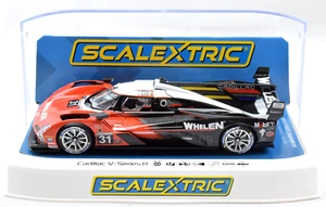 Scalextric "Whelen" Cadillac V-Series.R DPR W/ Lights 1/32 Scale Slot Car C4515 - Picture 1 of 3