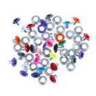50pc Hole 3-10mm Metal Mixed Color Eyelet for DIY  Lace Shoe Bag Label Clothing