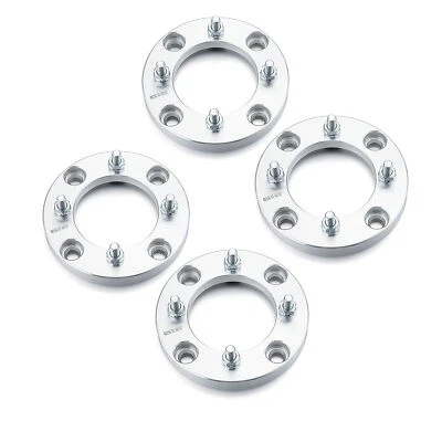 4PCS 4x156 to 4x137 1" Wheel Spacers M12x1.25 For Polaris RZR Sportsman Yamaha - Изображение 1 из 4