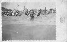 x1679 - Photo baigneur/jeune homme semi nu dans l'eau pièce 1930 gay in