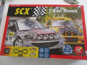 AK324 SCX 1/32 CIRCUIT ELECTRIQUE SAN REMO PEUGEOT SEAT Réf 80450 BON ETAT - Picture 1 of 9
