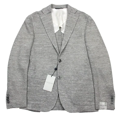 Abrigo deportivo Jack Victor 36 S para hombre gris lino reinas ropa cómoda blazer nuevo Foto 1 de 4