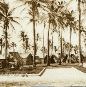 c.1914 U.S. Truppe Campo Occupazione Veracruz Messico Rivoluzione Tampico RPPC - Foto 1 di 3