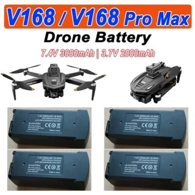 Batterie de rechange pour importateur quadrirotor RC V168 Pro Max GPS, pièces