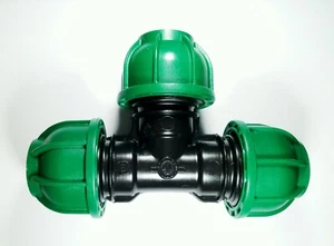 TI A COMPRESSIONE POLIETILENE D 20 RACCORDO TEE DERIVAZIONE IRRIGAZIONE GIARDINO - Imagen 1 de 1