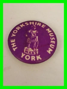 Original The Yorkshire Museum York Mars Pin Badge Button - Picture 1 of 3