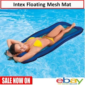 Pool Lounger Floating Inflatable Swimming Raft Lounge Bed Mattress Mat Beach AU - Picture 1 of 10