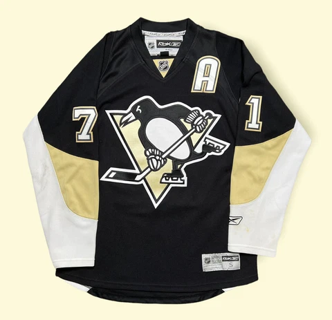 Pittsburgh Penguins Evgeni Malkin Jersey Reebok Men’s Small NHL Preowned Cover