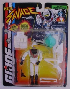 GI Joe SGT SAVAGE ARCTIC STORMTROOPER Figur 1990er NEU SEALED - Bild 1 von 13