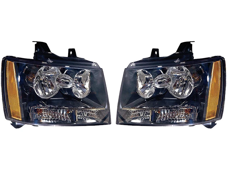 Juego de pares de faros de repuesto para Tahoe Suburban Avalanche 07 - 11 Foto 1 de 2