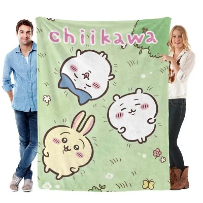 Chiikawa Blanket Soft Bed Sofa Throw Cozy Lightweight Birthday Gift for Kids - Image 1 of 4
