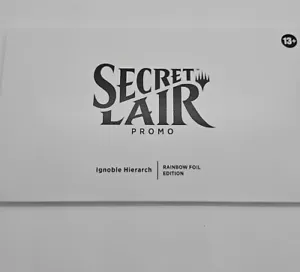 Magic The Gathering - Serie Secret Lair Drop - Ignoble Jerarch (Lámina Arco Iris) - SELLADO - Imagen 1 de 2