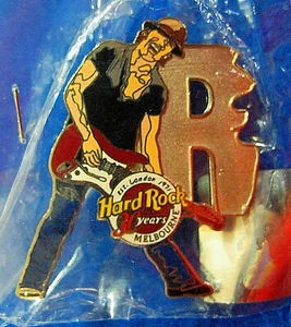 PIN MELBOURNE BRUCE SPRINGSTEEN THE BOSS LETRA R SERIE MÚSICO Hard Rock Café - Imagen 1 de 2
