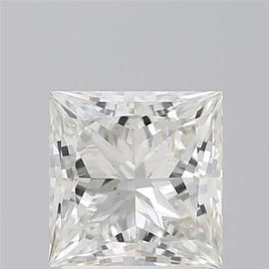 Lab Grown 2.04 Ct PRINCESS Cut IGI Certified CVD Diamond H Color VS2 Clarity - Picture 1 of 5