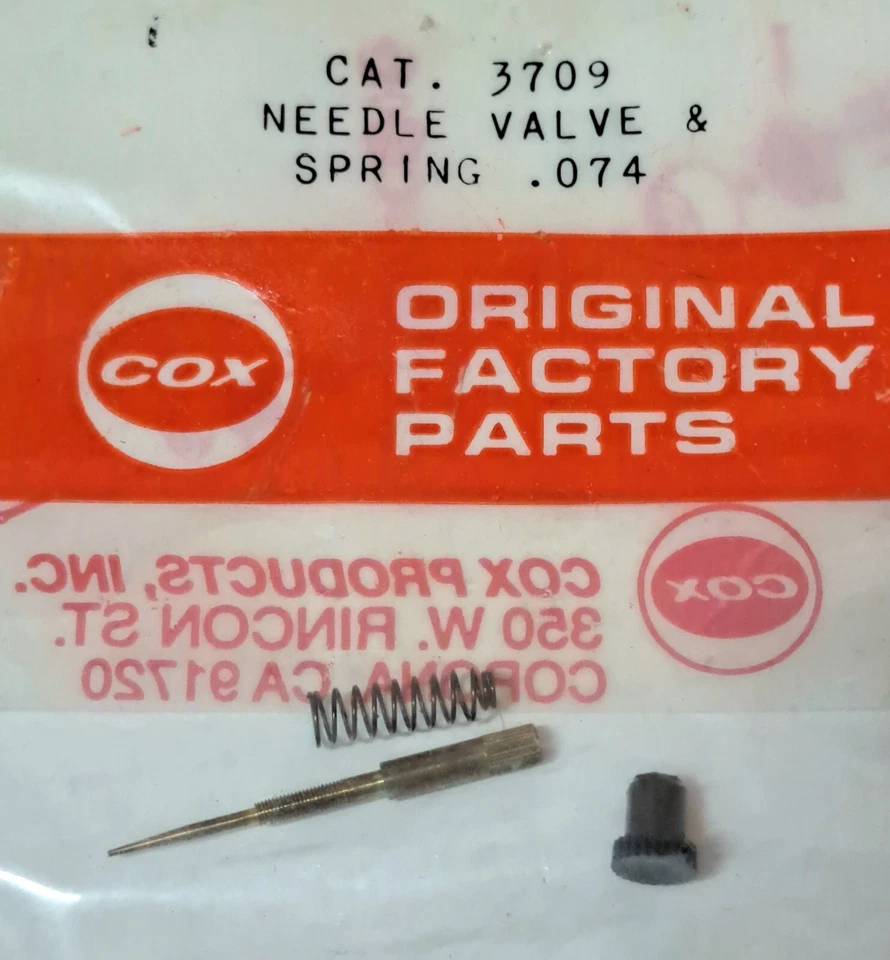 COX Original Factory RC Airplane Parts 3709 Needle Valve Spring For .074 Engine