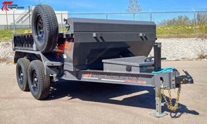 On Sale! Horizon Trailers HZ5-10' 7630lb (GVWR) 18" Sides, Tarp, Ramps, Spare - Picture 1 of 12
