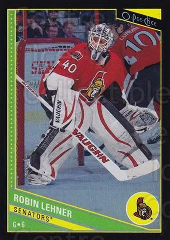 2013-14 O-Pee-Chee Black Rainbow #109 Robin Lehner - Image 1 of 1