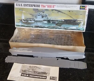 KIT MODELLINO NAVE SCALA PORTAEREI VINTAGE REVELL USS ENTERPRISE - Foto 1 di 2