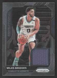 2020 Panini Prizm Miles Bridges #SSW-MBR Sensational Swatches Hornets - Picture 1 of 2