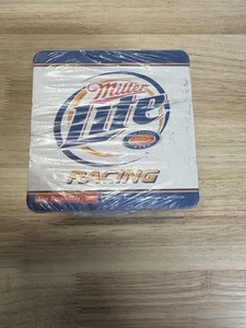 50 -pack of 2003 Miller Lite Racing Coasters Sealed Bar Coaster Set Vintage - Picture 1 of 3