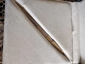 Montblanc Meisterstück Solitaire Classique Sterling 925 Nadelstreifen Tintenroller - Bild 1 von 7