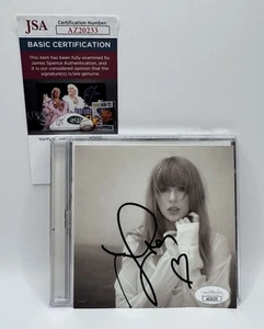 LONG SIG HEART Taylor Swift Signed The Tortured Poets Department CD JSA COA ! - Picture 1 of 3