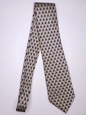 Corbata formal para hombre Zylos George Machado 60"Lx3,75"W bronceado/negro Foto 1 de 4