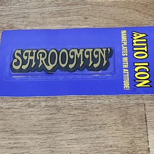 Auto Icon Nameplates With Attitude 'Shroomin 5"x1.5" - Bild 1 von 5