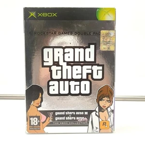 GRAND THEFT AUTO GTA DOUBLE PACK  EDIZIONE ITALIANA - MICROSOFT  XBOX - COMPLETO - Foto 1 di 21