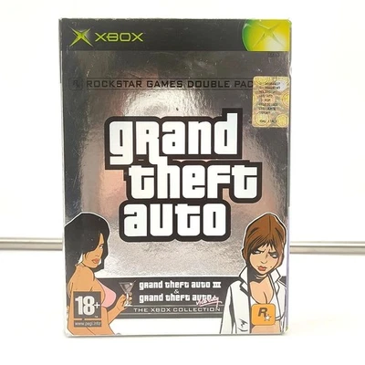 GRAND THEFT AUTO GTA DOUBLE PACK  EDIZIONE ITALIANA - MICROSOFT  XBOX - COMPLETO - Immagine 1 di 4