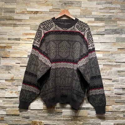 Obermeyer XXL Wool Blend Sweater | Vintage Ski Lodge Geometric Knit NWOT New - Image 1 of 4